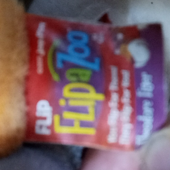 2 In 1 Flip A Zoo Emma Elephant and Theodore Tiger Large Plush Used, As Is - Picture 3 of 4